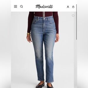 Madewell Blue Straight Leg Women's Jeans